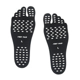NAKEFIT Sticker Shoes Stick on Soles Sticky Pads For Feet Beach Sock