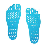 NAKEFIT Sticker Shoes Stick on Soles Sticky Pads For Feet Beach Sock