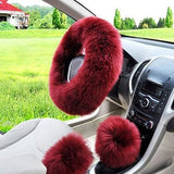 Winter Car Steering Wheel Cover
