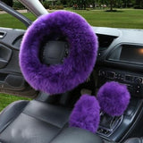 Winter Car Steering Wheel Cover