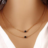 Heart Link Chain Multi-Layer Necklace