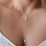 Heart Link Chain Multi-Layer Necklace