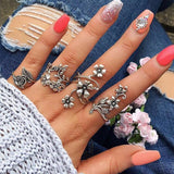 Midi flowers Rings