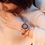Shock Resistance Casual Crystal Watch
