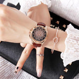 Shock Resistance Casual Crystal Watch
