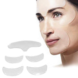 5pcs Silicone Forehead Stickers Patch Anti-Wrinkle ,Lines Removal, Face Repairing And Anti-aging