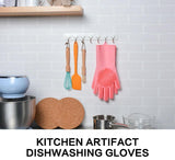 Magic Rubber Silicone Dish Washing Gloves