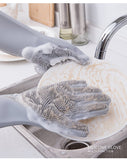 Magic Rubber Silicone Dish Washing Gloves