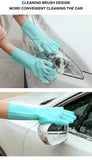 Magic Rubber Silicone Dish Washing Gloves