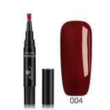 3 In 1 Gel Nail Varnish Pen Glitter (60 Colors)