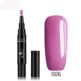 3 In 1 Gel Nail Varnish Pen Glitter (60 Colors)