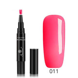 3 In 1 Gel Nail Varnish Pen Glitter (60 Colors)
