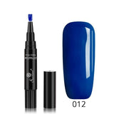 3 In 1 Gel Nail Varnish Pen Glitter (60 Colors)