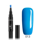 3 In 1 Gel Nail Varnish Pen Glitter (60 Colors)