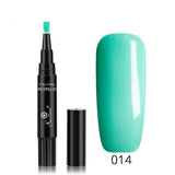 3 In 1 Gel Nail Varnish Pen Glitter (60 Colors)