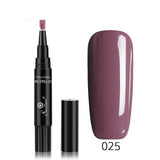 3 In 1 Gel Nail Varnish Pen Glitter (60 Colors)