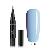 3 In 1 Gel Nail Varnish Pen Glitter (60 Colors)