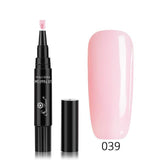 3 In 1 Gel Nail Varnish Pen Glitter (60 Colors)