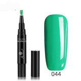 3 In 1 Gel Nail Varnish Pen Glitter (60 Colors)