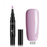 3 In 1 Gel Nail Varnish Pen Glitter (60 Colors)