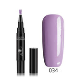 3 In 1 Gel Nail Varnish Pen Glitter (60 Colors)