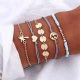 Stylish Bracelets 4 Pcs/ Set