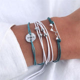 Stylish Bracelets 4 Pcs/ Set