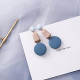Blue Geometric Acrylic Bump Party Beach Jewelry