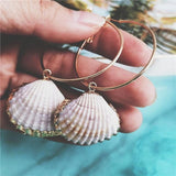 Trendy Sea Shell Earrings